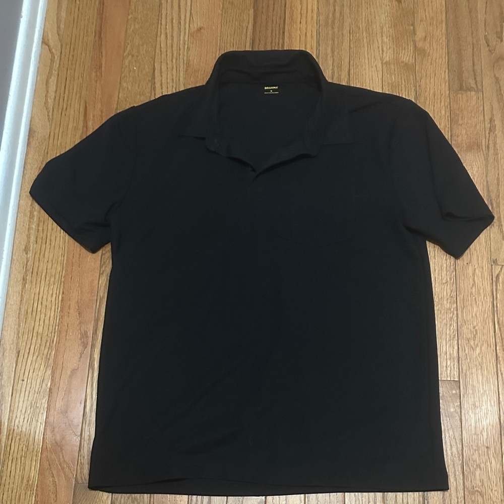 Brahma Men's Black Polo Shirt Size Medium - Picture 1 of 4